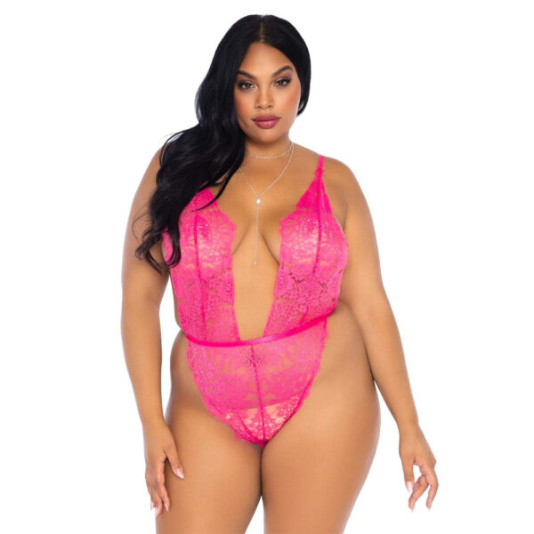 Lace Teddy And Robe Set - Image 2